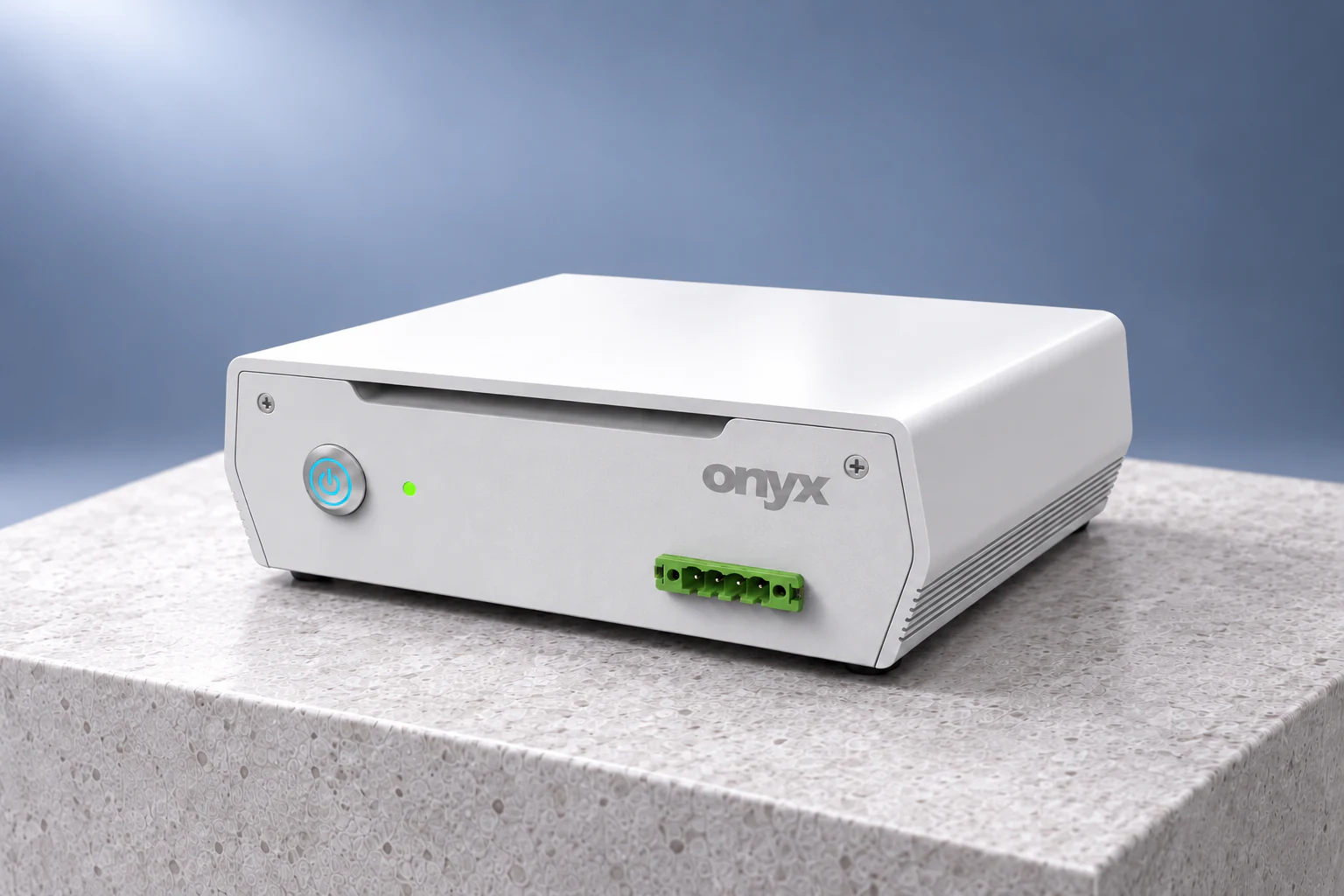 ONYX MEDPC-3300, vue de face en studio.